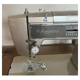 Vintage Sewing Table with Signature Sewing Machine