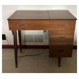 Vintage Sewing Table with Signature Sewing Machine