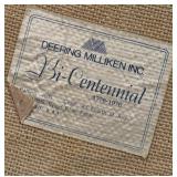 Vintage Patriotic Bi-Centenial Rug by Deering Milliken