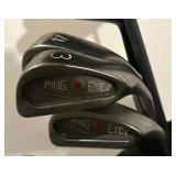 Ping Golf Bag with MG Driver, Ping Eye 2s and More