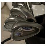 Ping Golf Bag with MG Driver, Ping Eye 2s and More