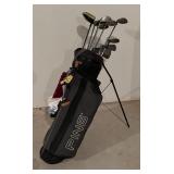 Ping Golf Bag with MG Driver, Ping Eye 2s and More