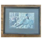 Pheasant and Fox Print