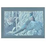 Pheasant and Fox Print