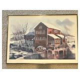 "Wisconsin Mill" Print by David Reibe