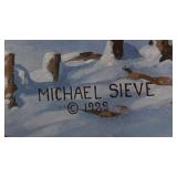 "Oak Ridge Monarch White Tail Deer" Limited Edition Signed Print by Michael Sieve