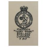 The Cunard Steam Ship Company Maddock Ivory Ware Plates and Bowls