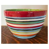 Vibrant Striped Bowl