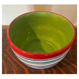 Vibrant Striped Bowl