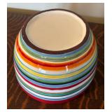 Vibrant Striped Bowl
