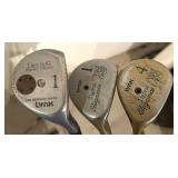 Leather Golf Bag with Ladie’s Clubs by Callaway, Yonex, Lynx, Taylor Made and More