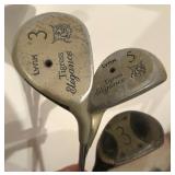 Leather Golf Bag with Ladie’s Clubs by Callaway, Yonex, Lynx, Taylor Made and More