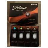 Golf Ball Retriever with Golf Balls by Titleist and Dixon Balls