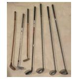 Assorted Golf Clubs by Eldgemont, Powerbilt, Callaway and More