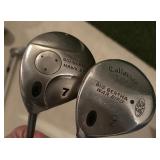 Ladies and Men’s Golf Clubs by Wilson, Taylor Made, Callaway and More including an Orange Whip