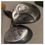 Ladies and Men’s Golf Clubs by Wilson, Taylor Made, Callaway and More including an Orange Whip