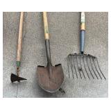 Shovels, Rake, Hoe, Pitchfork and More