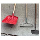 Shovels, Rake, Hoe, Pitchfork and More