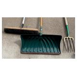 Broom, Shovels, Tiller, Pitchfork and More