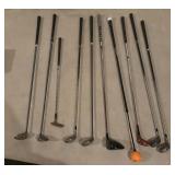 Ladies and Men’s Golf Clubs by Wilson, Taylor Made, Callaway and More including an Orange Whip