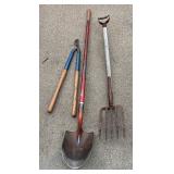 Rakes, Pitchfork, Shovel, Clippers and More