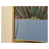 Framed Vintage Vincent Van Gogh Poster Metropolitan Museum of Art 1984