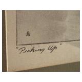 Framed Print, Picking Up by Churchill Ettinger