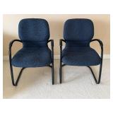 Pair of Steelcase Cantilever Base Chairs