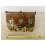 Vintage Wooden Purse