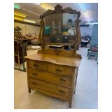 Antique Dresser with Mirror