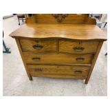 Antique Dresser with Mirror
