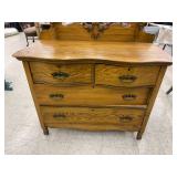 Antique Dresser with Mirror