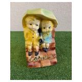 American Bisque Sweethearts Cookie Jar - No Top