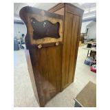 Antique Side by Side Victorian Oak Secretary
