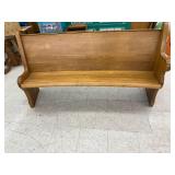 Angled Church Pew