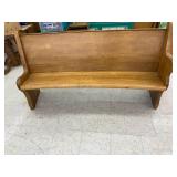 Angled Church Pew