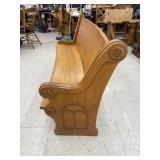 Angled Church Pew