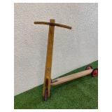 Vintage Wood Scooter