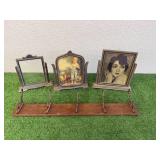Vintage Swivel Frames & Coat Rack