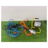 Shop Light & Extension Cords