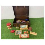 Small Trunk of Antiques