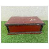 Vintage Wood Box & Hand Tools