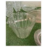 Glass Ice Bucket & Glassware