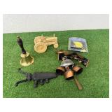 Bells, Wood Tractor, Ratchet Tie Down