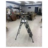 Folding Step Stool with Multi-Purpose Tray