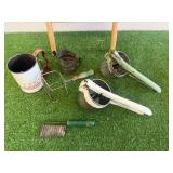 Vintage Kitchen Items & Wash Board