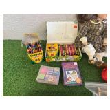 Blocks, WNBA Barbie, Crayons