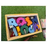 Blocks, WNBA Barbie, Crayons