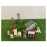Salt & Pepper Shakers & Frame Holders