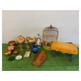 Clocks, Birdcage, Home Decor Items